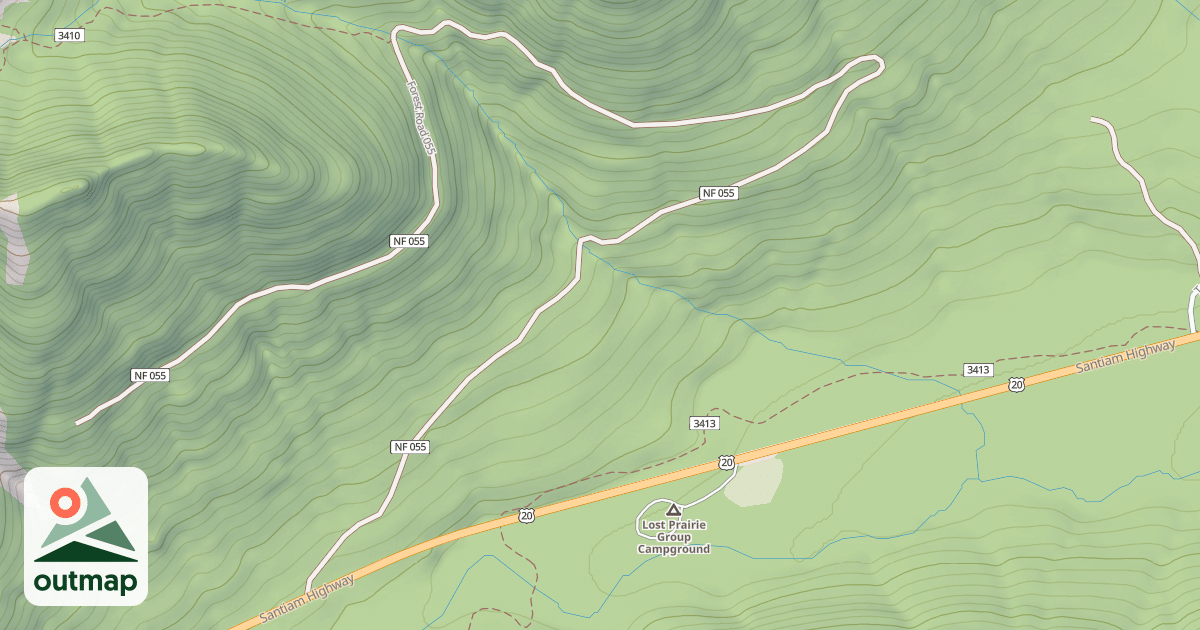 Map of ECHO CREEK RD