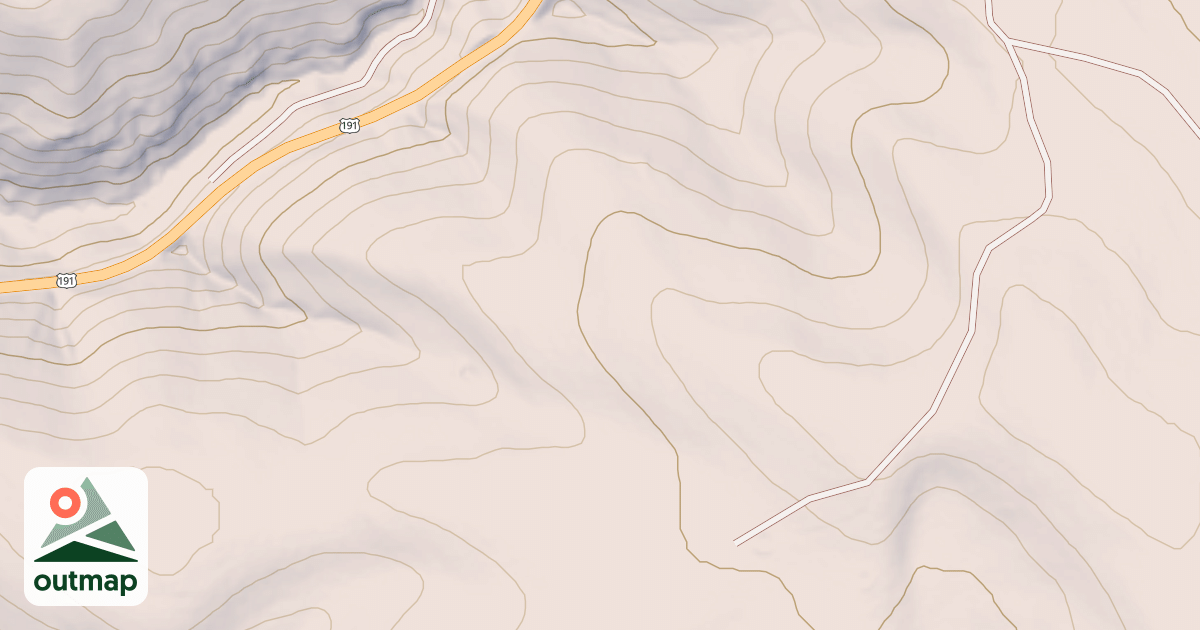 Map of BARKER RIDGE