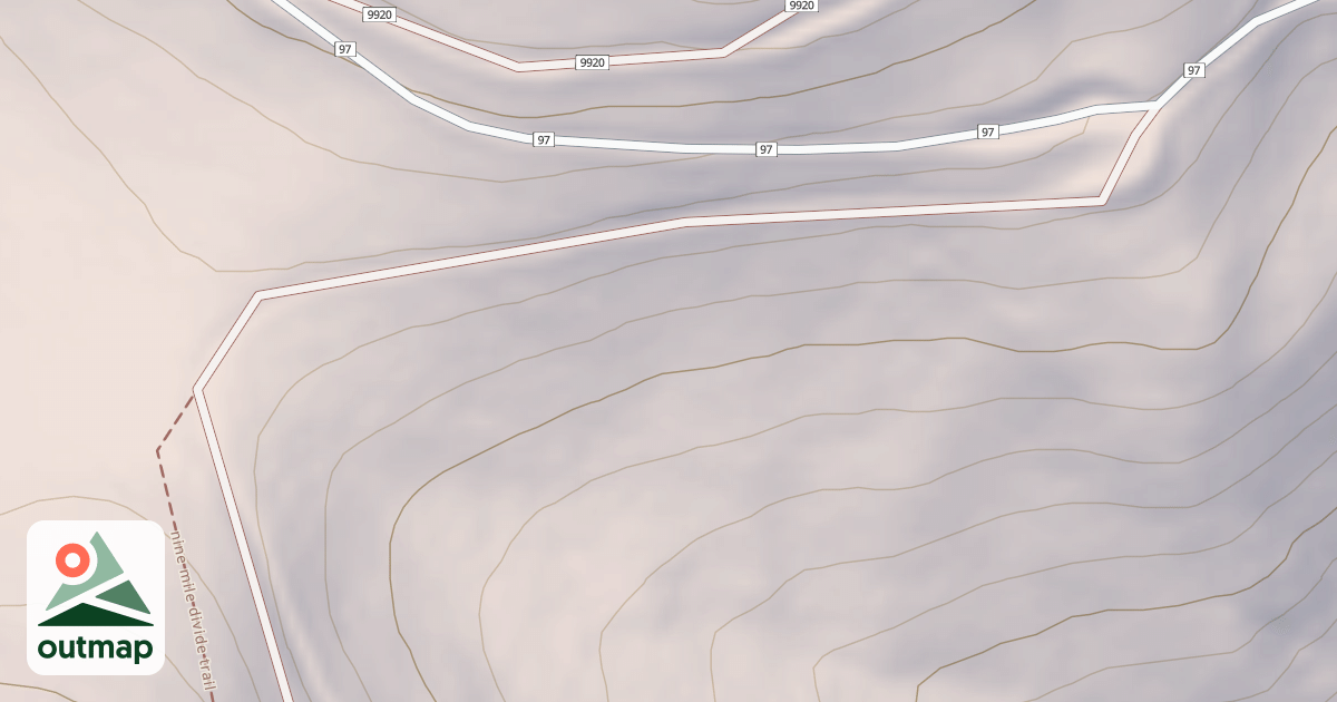 Map of DEVILS CREEK