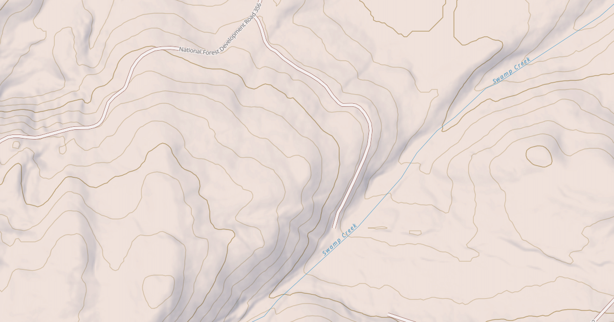 Map preview of USFS National Forest System Roads {2BF587E1-8C73-41FA-BB25-1FAA5B98E739}