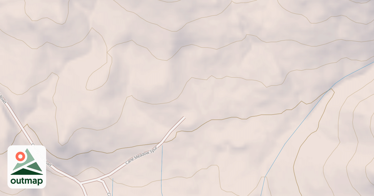 Map of CANE MEADOW