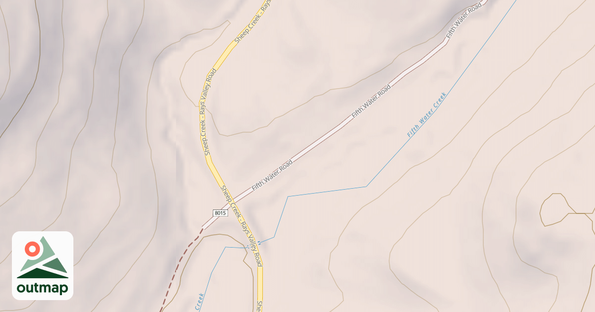 Map of Fifth Water
