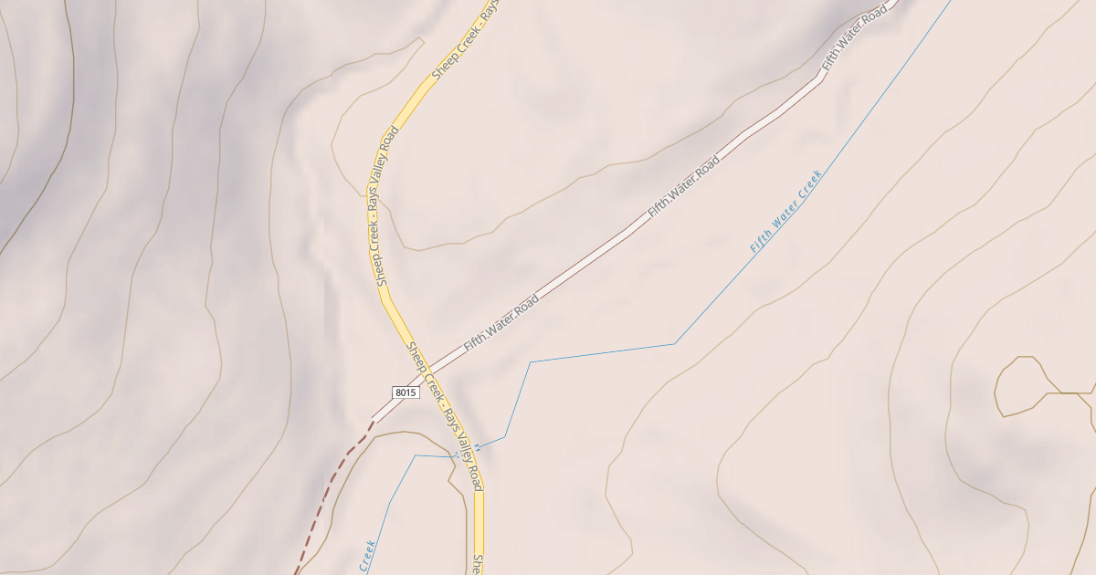 Map preview of Fifth Water