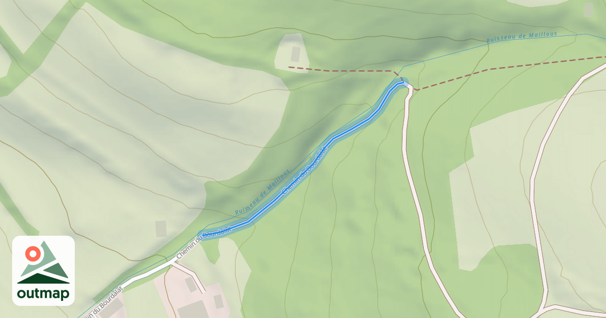 Map of Chemin du Bourdalat