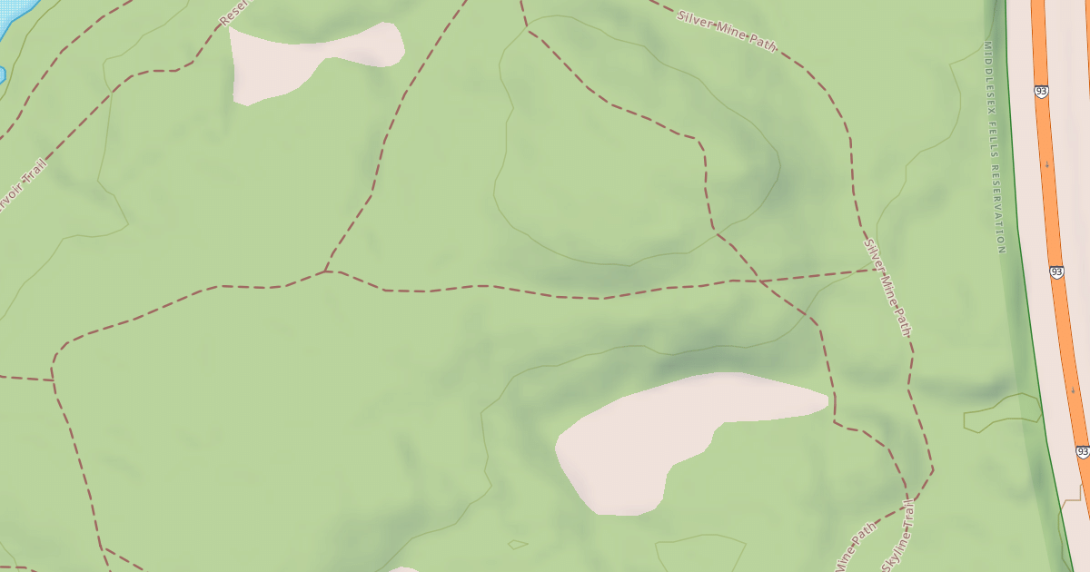 Map preview of Mountain Bike Loop