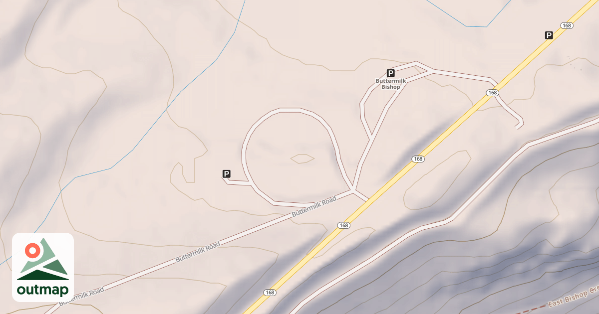 Map of BISHOP CRK ENTRANCE STA