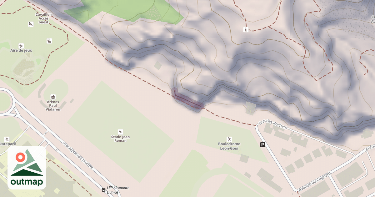 Map of La Patinoire