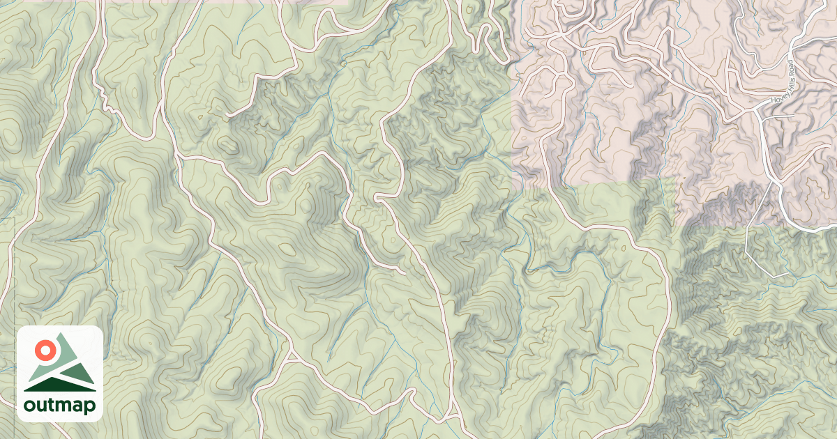 Map of 16049: Temblor Ridge