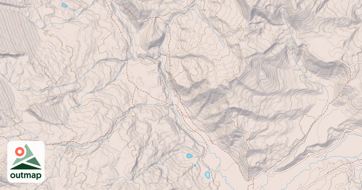 Map of Carmichael Fork Snowmobile