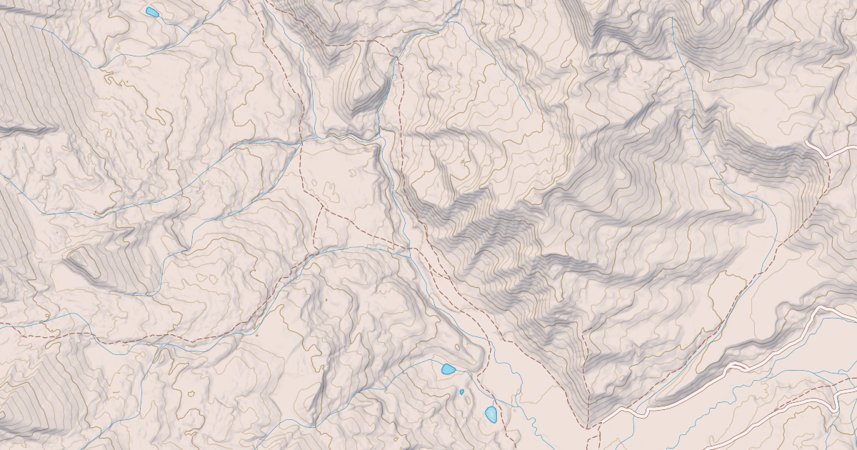 Map preview of Carmichael Fork Snowmobile