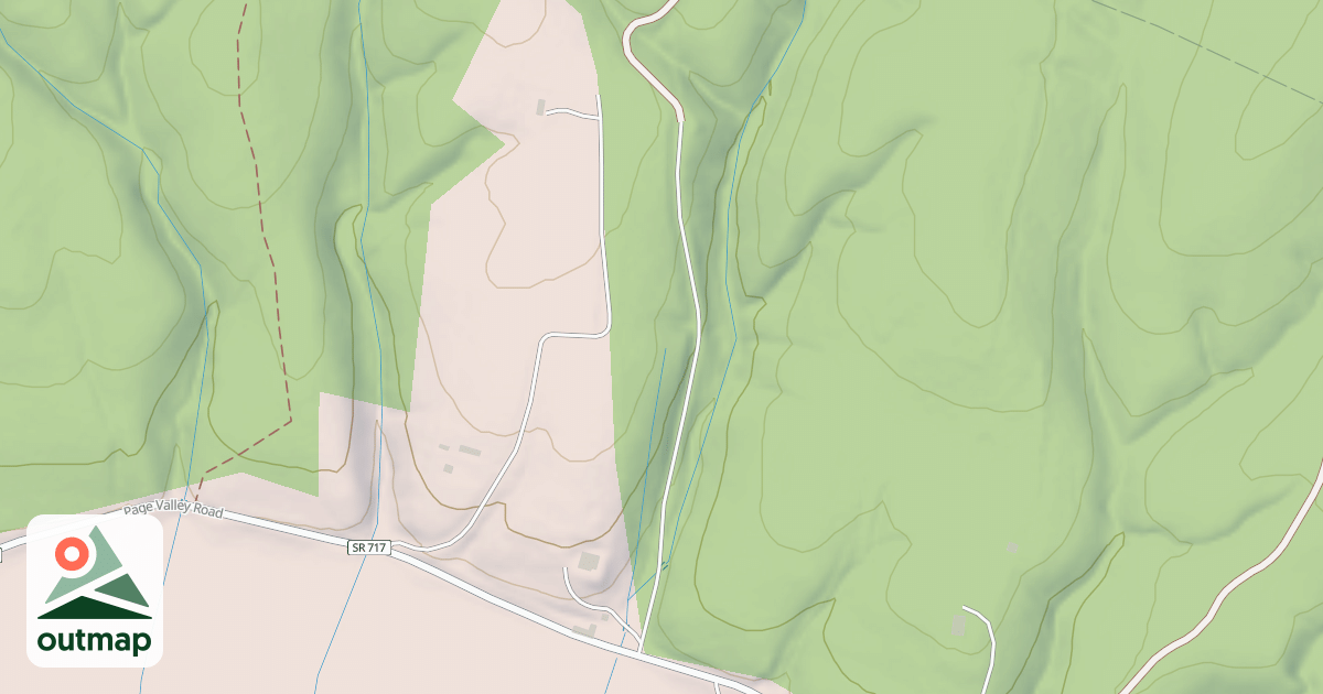 Map of HAZARD MILL