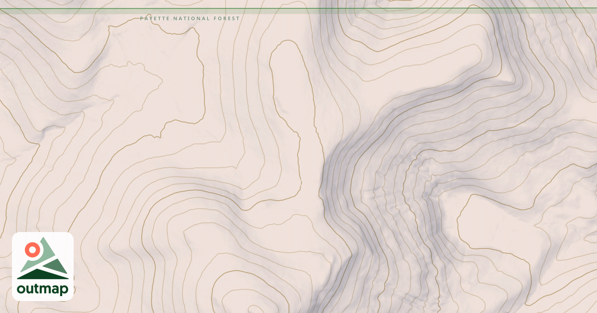 Map of Cow Point North