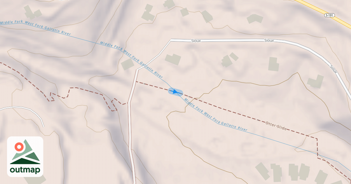 Map of Otter Slide