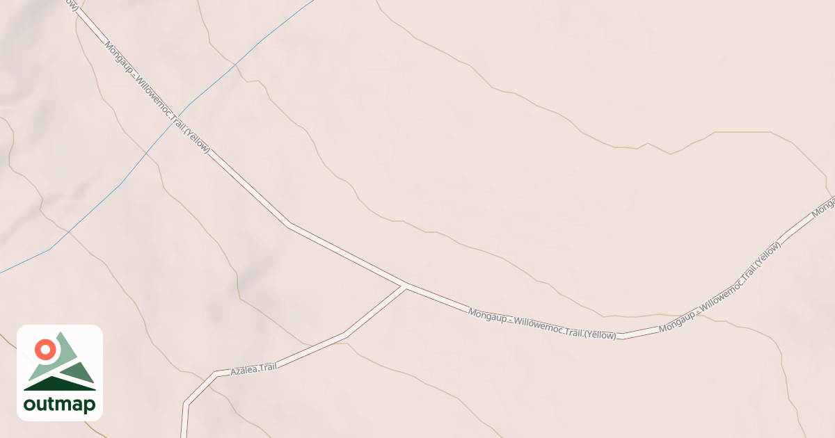 Map of Mongaup Willowemoc Trail