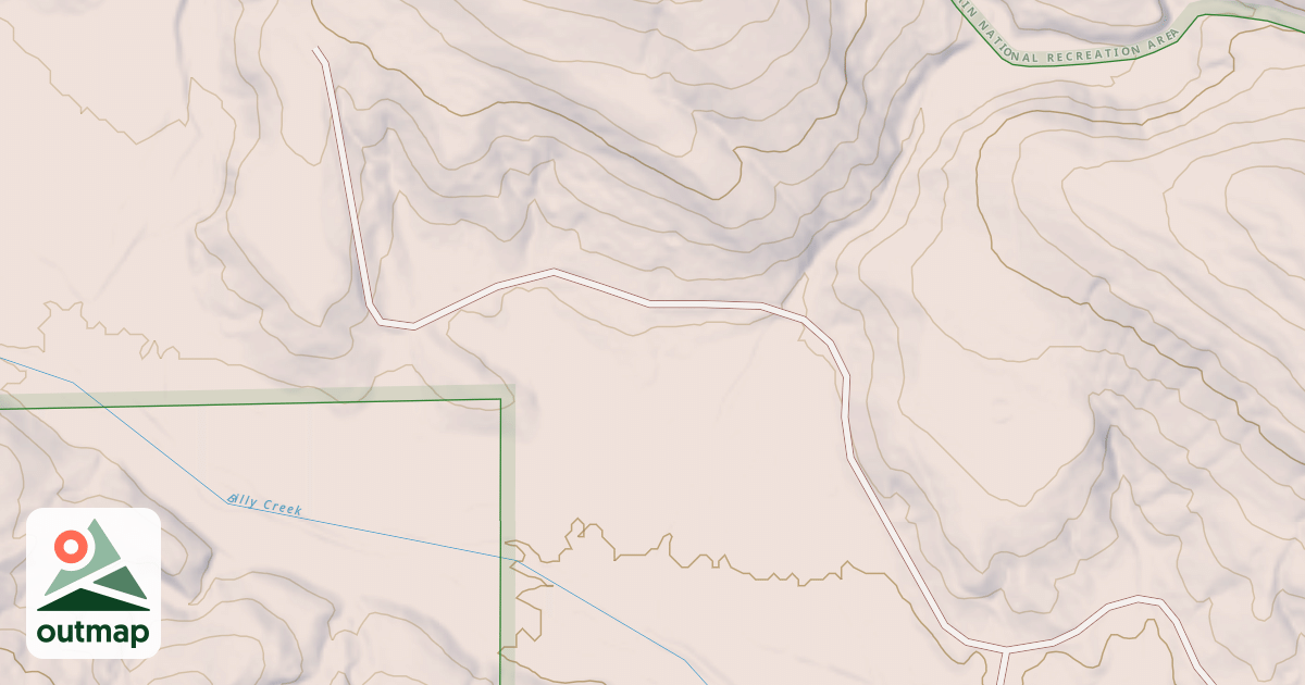 Map of MERIDIAN SPUR