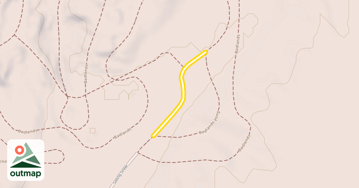 Map of Badlands