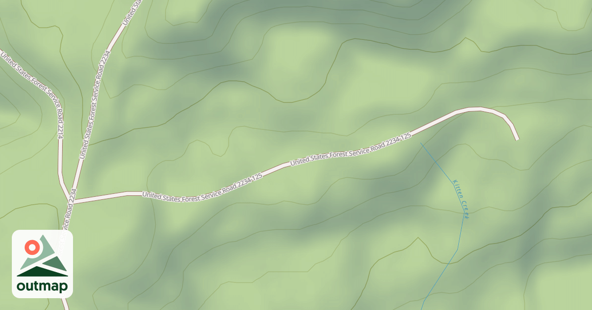 Map of USFS National Forest System Roads {66ABCDB9-49EF-4540-82DB-D66B7ABBC403}