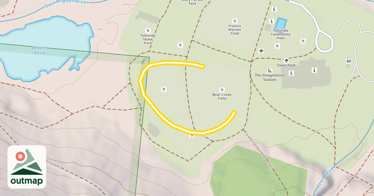 Map of Town Park Trails