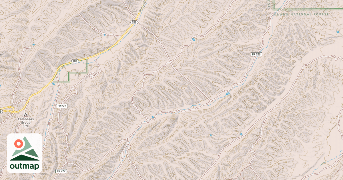 Map of PESQUEIRA CANYON