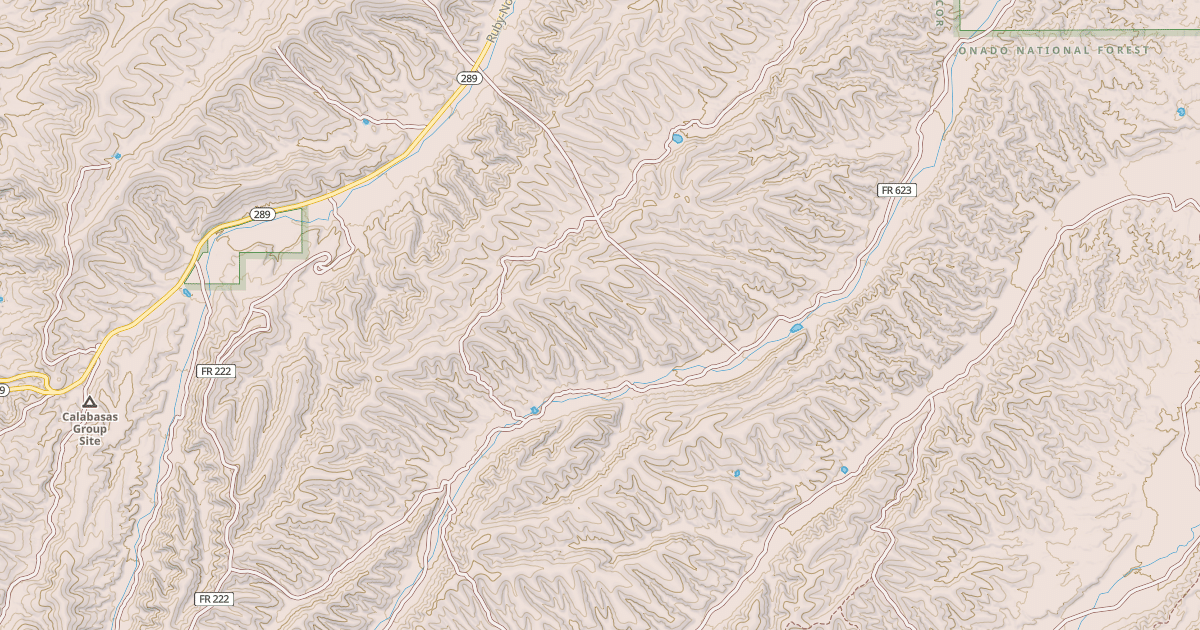 Map preview of PESQUEIRA CANYON