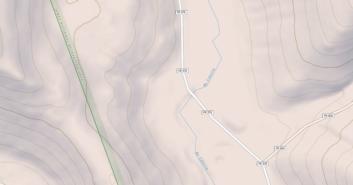 Map preview of USFS Motor Vehicle Use Map Roads {C1C5DAE4-D6DE-4404-93C0-DAF733D6A16E}