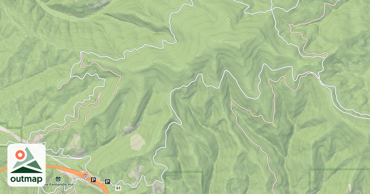 Map of USFS Motor Vehicle Use Map Trails 7531