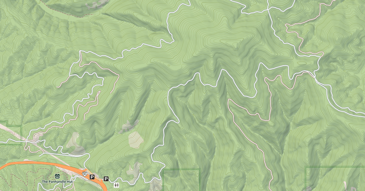 Map preview of USFS Motor Vehicle Use Map Trails 7531