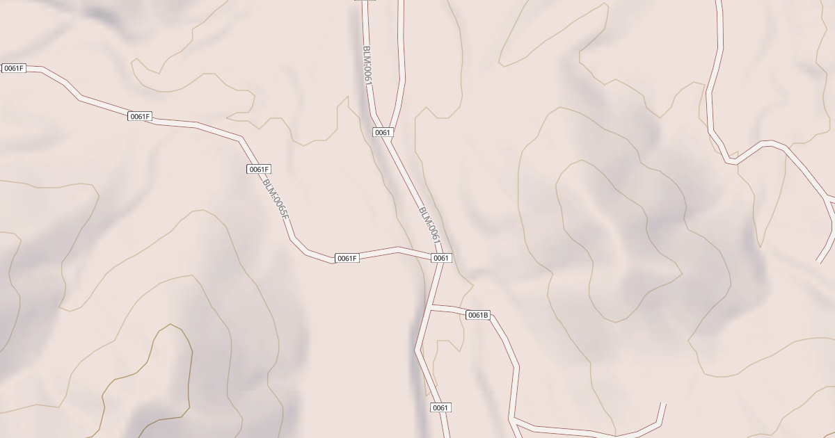 Map preview of BLM National GTLF Public Motorized Roads 36ecf4ec-c475-4b43-81d7-d713b2bec49e