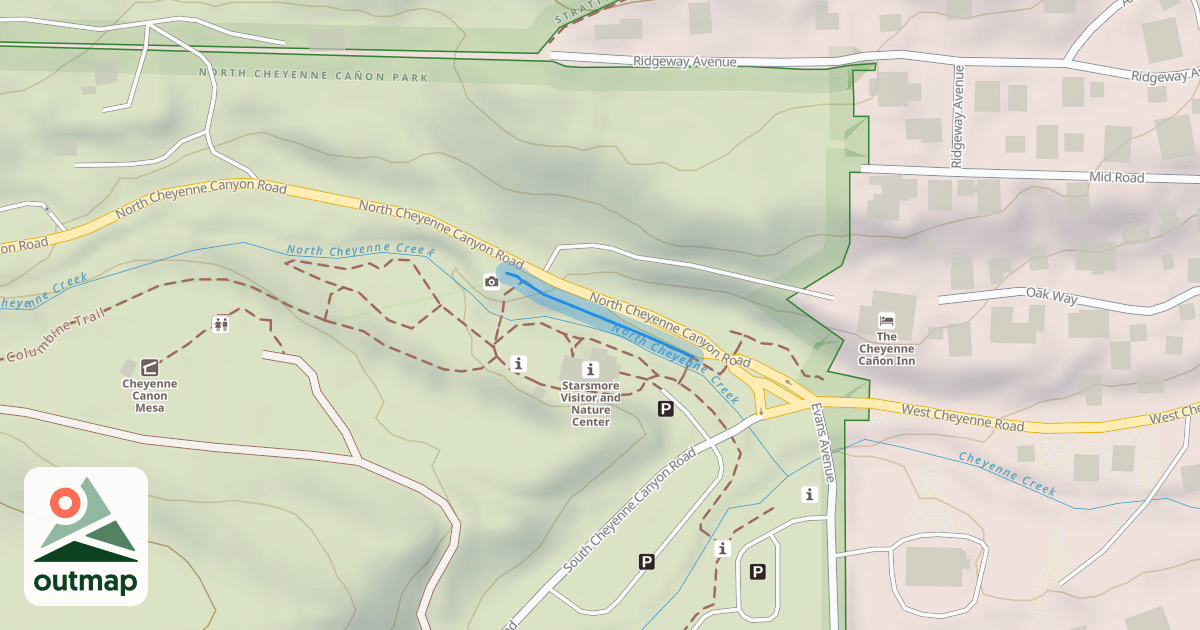 Map of Columbine Trail