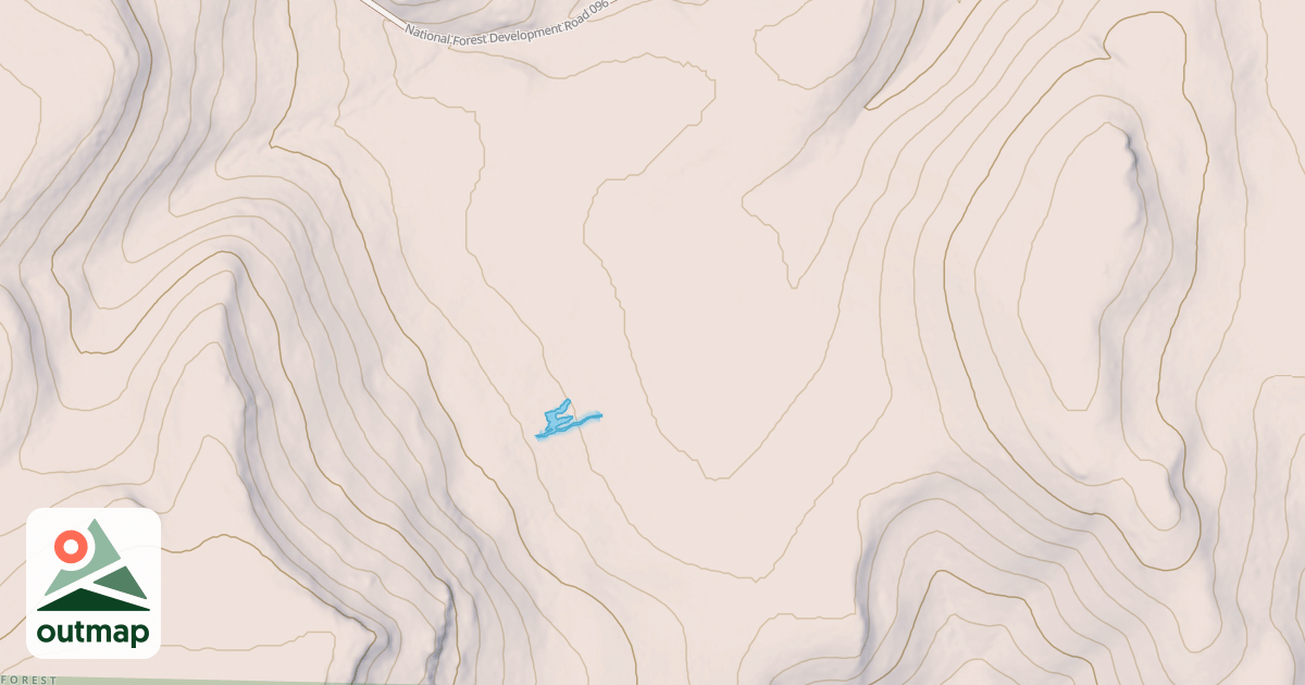 Map of BLACK RIDGE SPUR A
