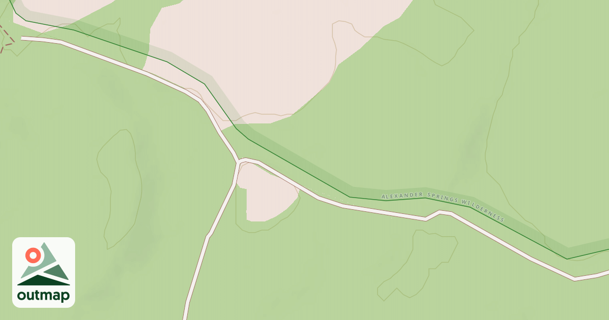 Map of USFS Motor Vehicle Use Map Roads {FB24AD5D-BC45-4968-933F-AB4D0AE0C4A4}