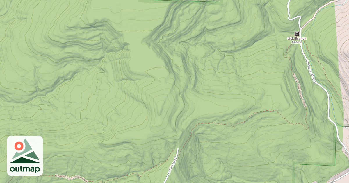 Map of BRIAR RIDGE