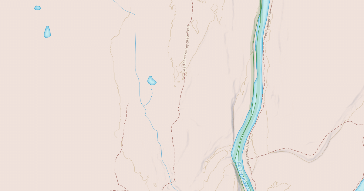 Map preview of Matthew Lourey State Trail