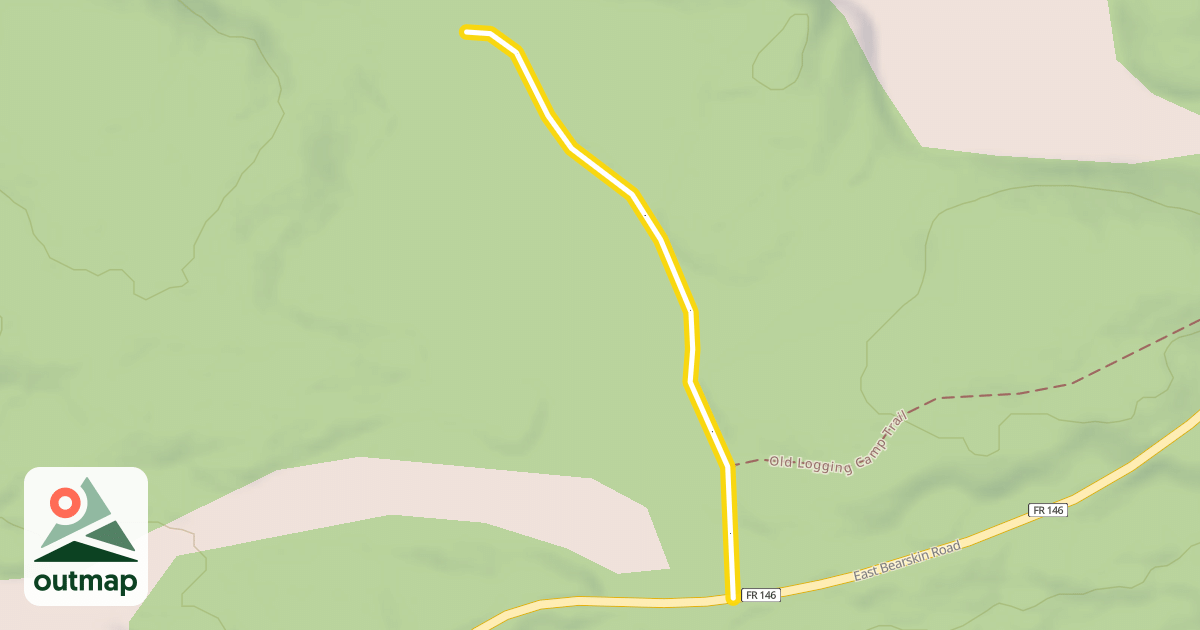Map of Old Logging Camp Trail
