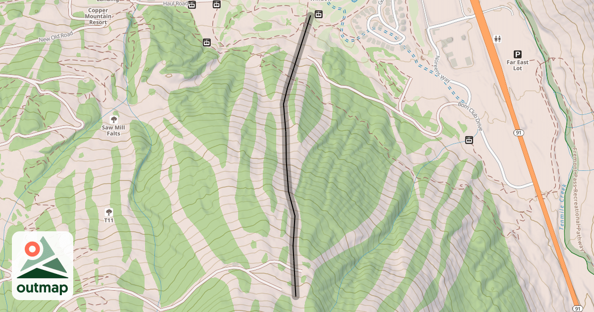 Map of Rosi's Run