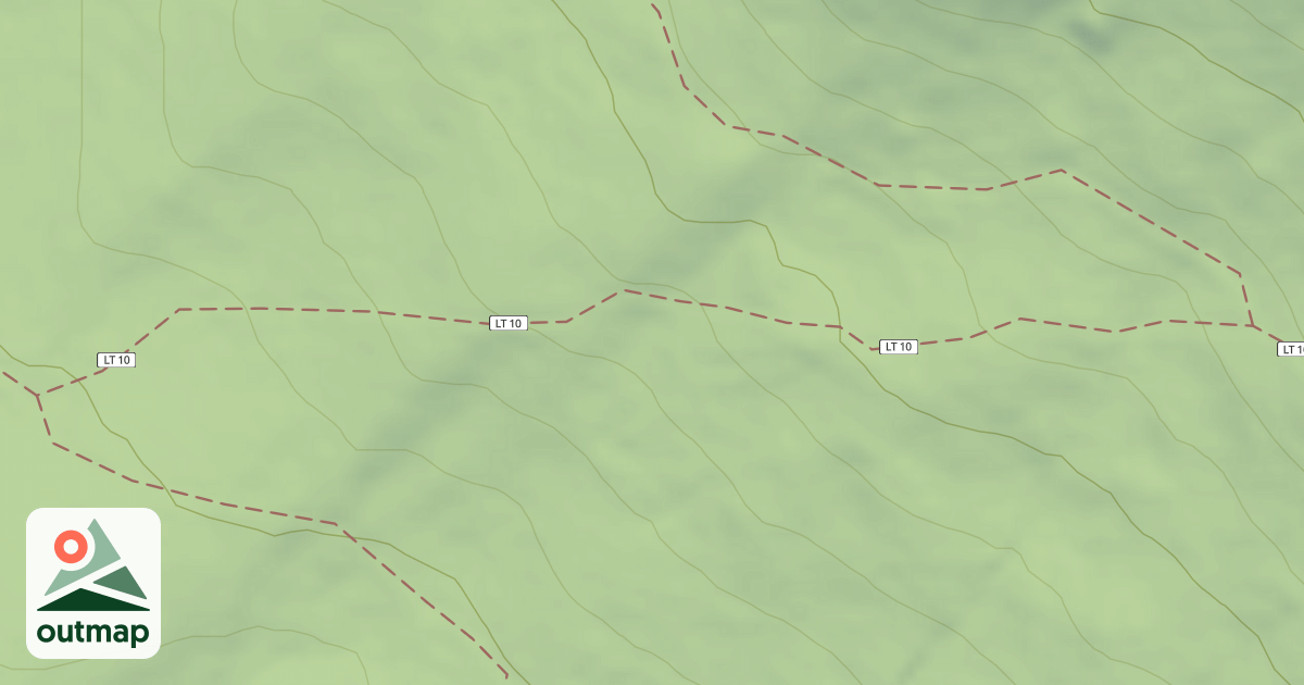 Map of North Pond Cutoff