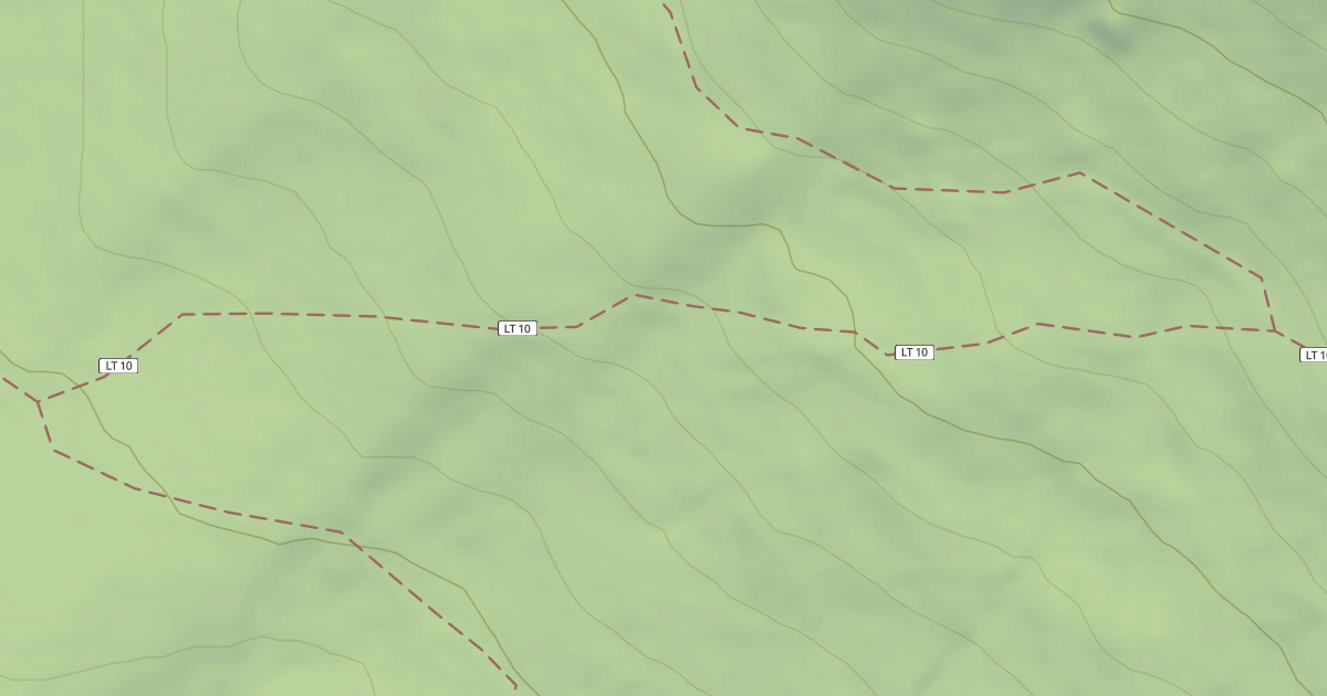 Map preview of North Pond Cutoff