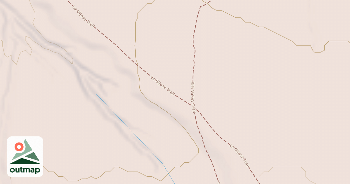 Map of La Gijosa Trail