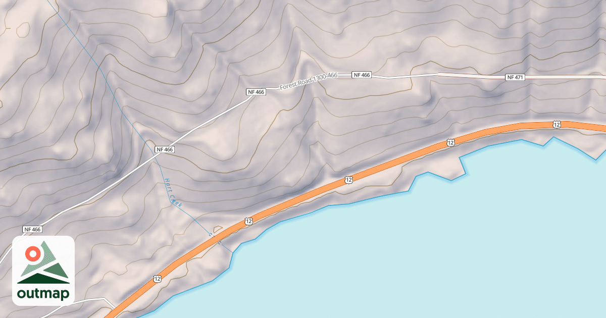 Map of HART CREEK SUMMER HOMES