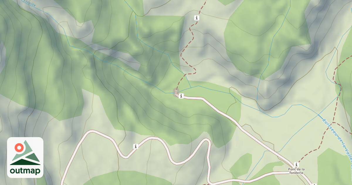 Map of Pon dla Fundêrie