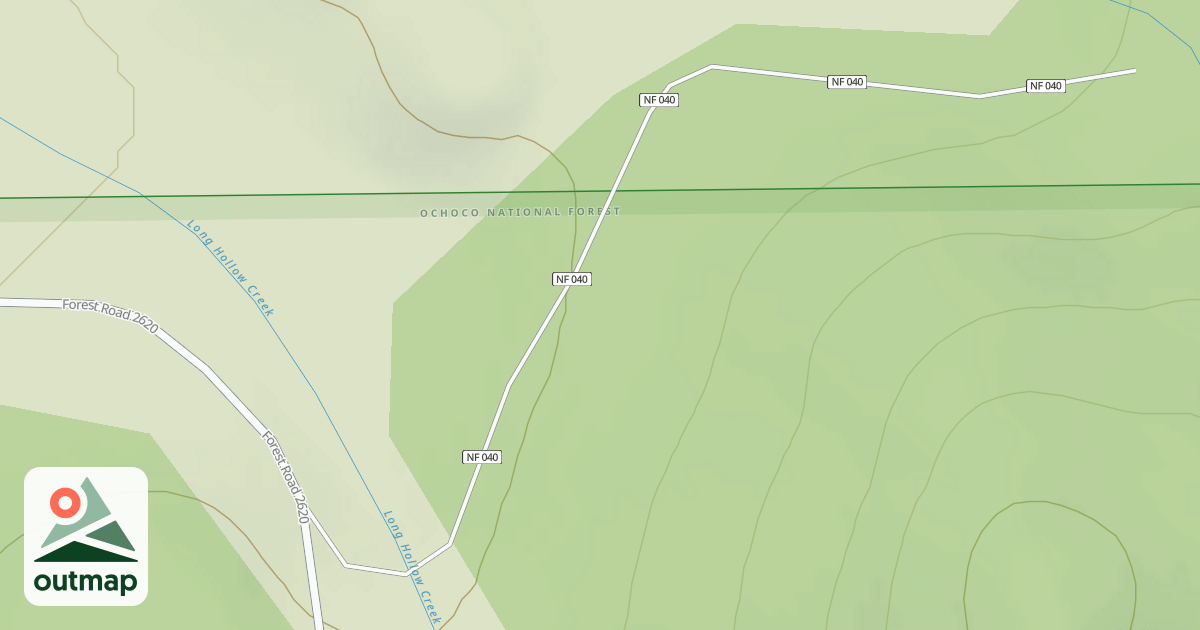 Map of USFS Motor Vehicle Use Map Roads {61576B3C-9A25-43B7-B3C2-91C8255BC4F7}