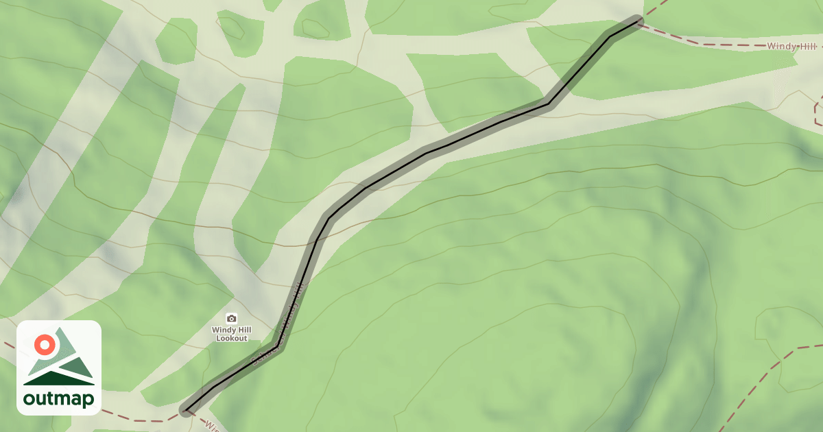 Map of Schaefer/ Windy Hill