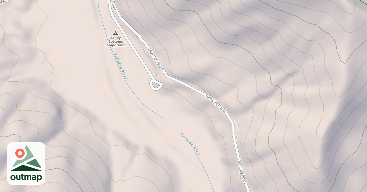 Map of SANDY BOTTOMS REC.