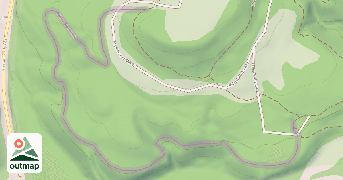 Map of White Oak Trail