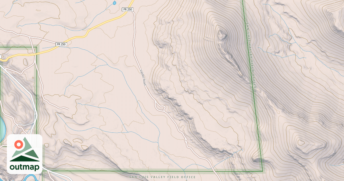 Map of VALDEZ