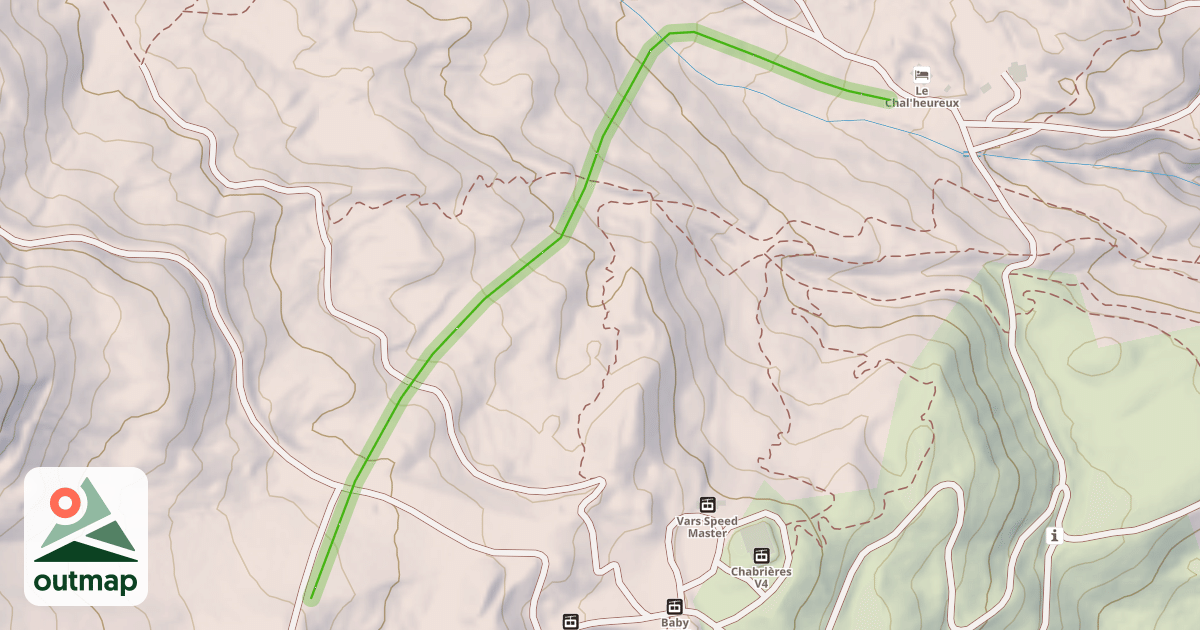 Map of La Mourée