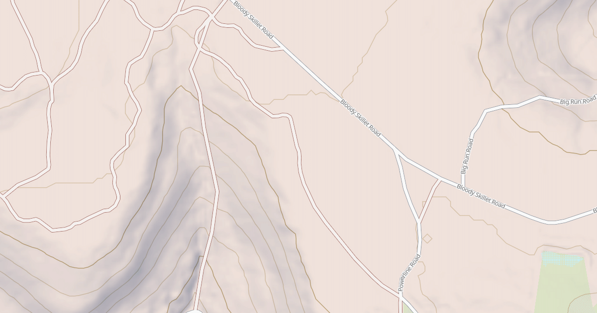 Map preview of Bloody Skillet ATV Trail