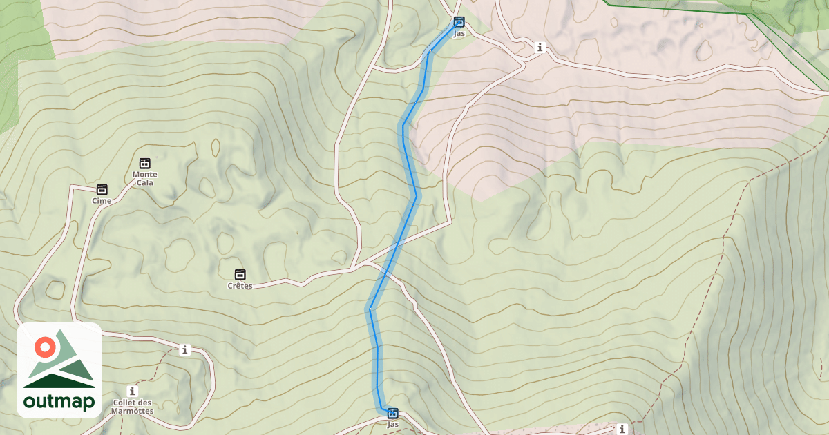 Map of Chamois