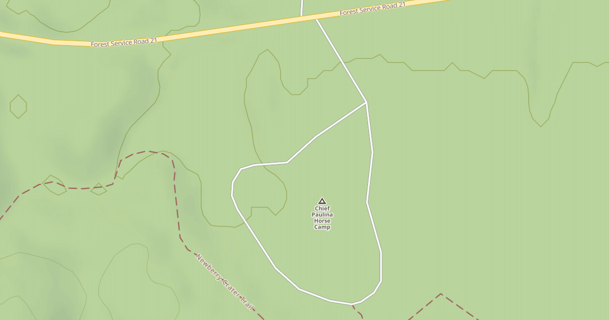 Map preview of CHEIF PAULINA HORSE CAMP