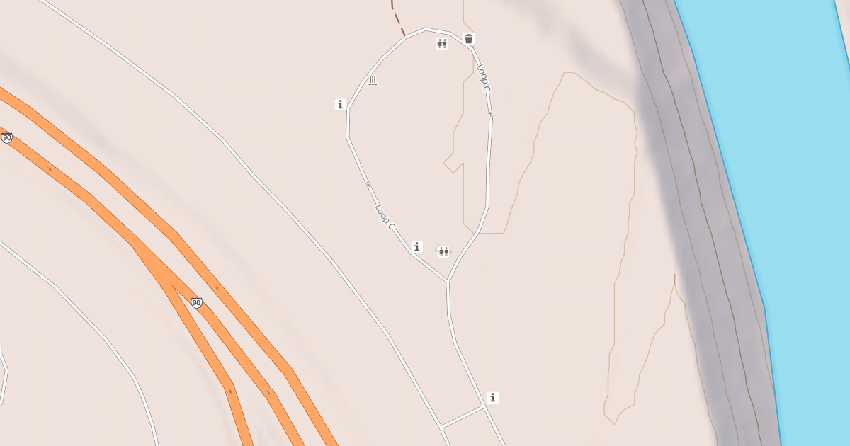 Map preview of QUARTZ FLAT CAMP LOOP C